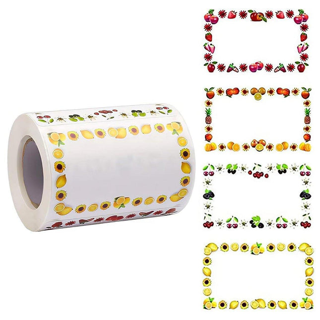 500X Adhesive Freezer Kitchen Food Stickers Label Food Storage Label.