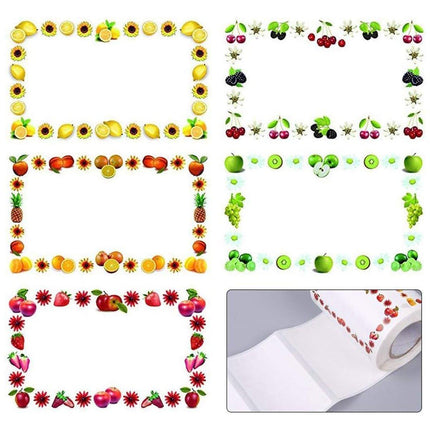 500X Adhesive Freezer Kitchen Food Stickers Label Food Storage Label.