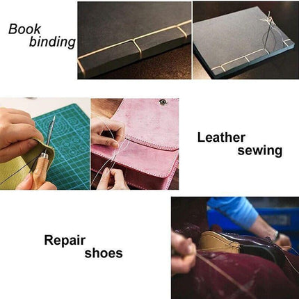 29 Pack Upholstery Repair Kit Leather Craft Tool Kit Leather Hand Sewing Needle.