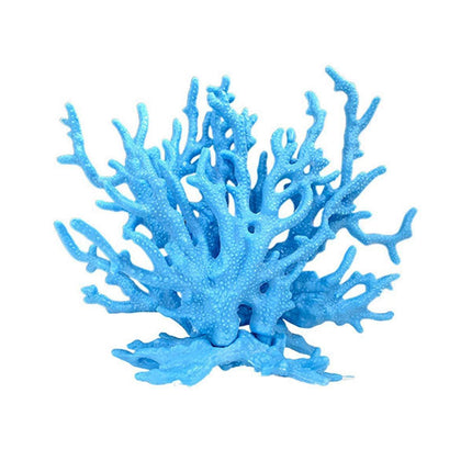 Soft Coral Realistic Water Plants Aquarium Decoration Fish Tank Seawater Set - Blue.