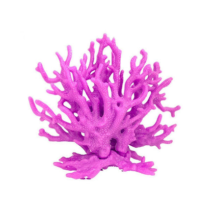 Soft Coral Realistic Water Plants Aquarium Decoration Fish Tank Seawater Set - Blue.