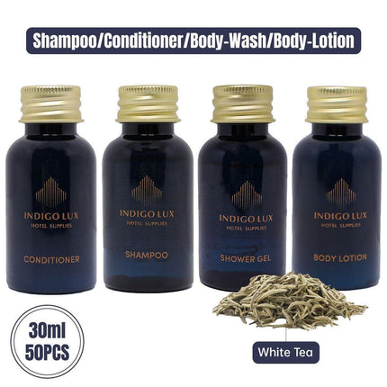 50pcs 30ml Hotel Toiletries Set Shampoo and Conditioner for Guesthouse Travel - Shampoo.