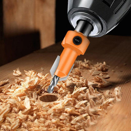 Hexagon Shank Countersink Drill Bit Woodworking Screw Wood Hole Drill Bit 8Mm.