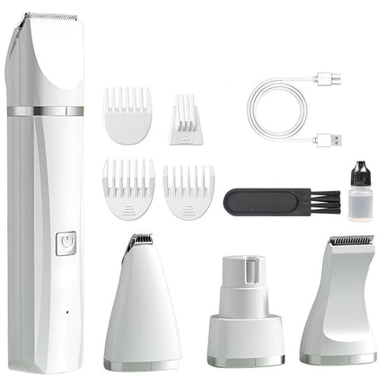 Rechargeable Pet Hair Clippers Professional Grooming Kit for Cats and Dogs.