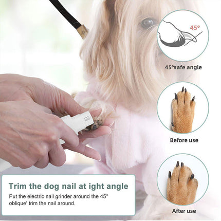 Rechargeable Pet Hair Clippers Professional Grooming Kit for Cats and Dogs.