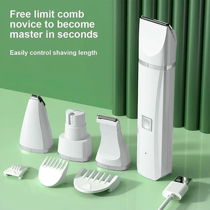 Rechargeable Pet Hair Clippers Professional Grooming Kit for Cats and Dogs.
