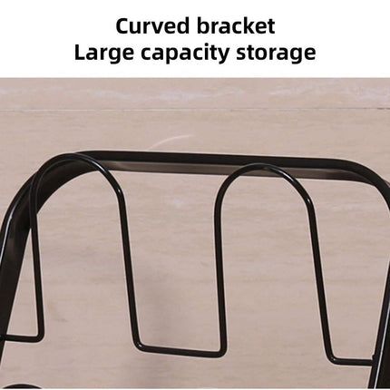 Simple Multi Layer Slipper Storage Rack Organizer for Home Closet Shoe Organizer - Black.