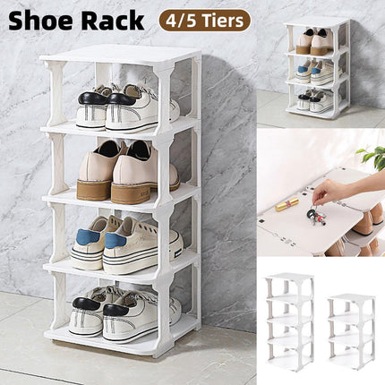 4/5Tier Shoe Rack Organizer Shelf Space Saving Storage Stand For Entryway Home - 5-Tier.