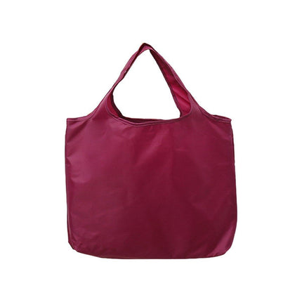 Large Multi Colour Waterproof Shopping Bag Foldable Portable Reusable Bag - Green.