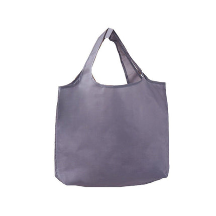 Large Multi Colour Waterproof Shopping Bag Foldable Portable Reusable Bag - Grey.