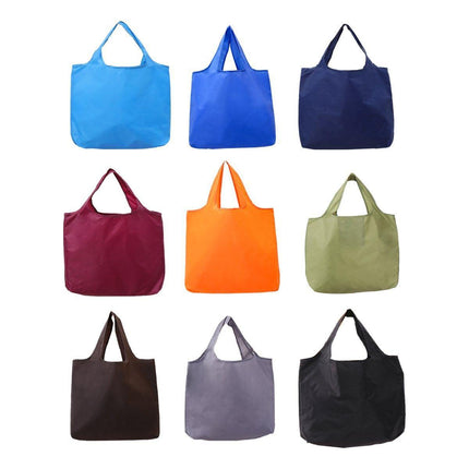 Large Multi Colour Waterproof Shopping Bag Foldable Portable Reusable Bag - Royal Blue.