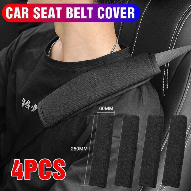 4Pcs Car Shoulder Strap Cover Soft Pad Protector Harness Cushion Fluffy.