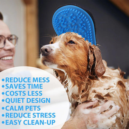 Dog Bath Brush Magic Scrub Brush Golden Retriever Teddy Shepherd Pet Grooming.