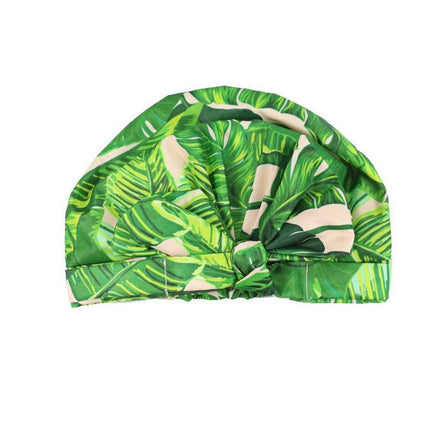 Woman Shower Cap Reusable Long Hair Large Turban Bathroom Waterproof Hair Cap - Streak.