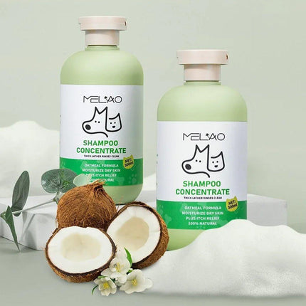 Pet Body Soap Bath Lotion Hair Protecting Knotted Cat Dog Shampoo Conditioner - Shower Gel-300ml.