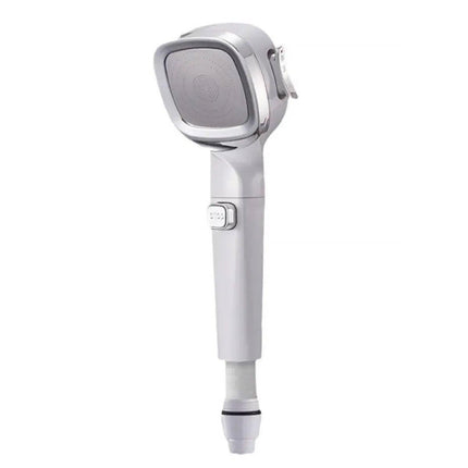 High Pressure Handheld Shower Head with Filter for Bathroom Water Saving Spray - Black.