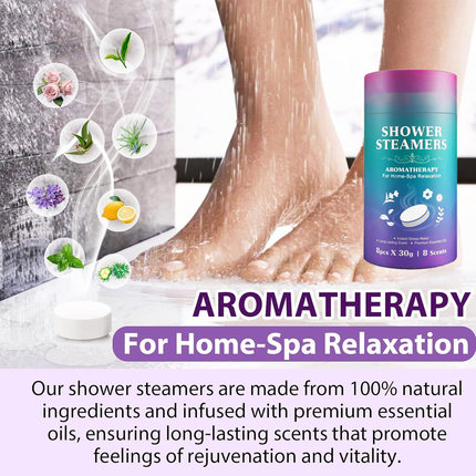 Aromatherapy Bath Oil Tablets Moisturising Spa Shower Bomb Effervescent Salt.