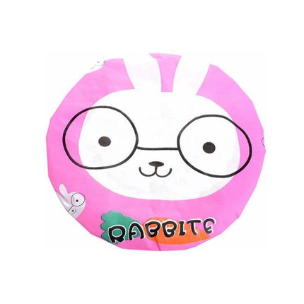 Reusable Women Girls Hair Wrap Waterproof Shower Bath Shower Cap Hat - Giraffe.