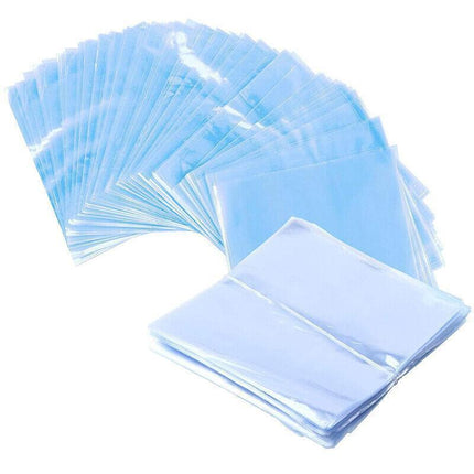 100X Heat Shrink PVC Bags Wrap Film for Gift Crafts & Soap - 16x24cm.