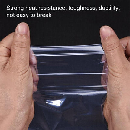 100X Heat Shrink PVC Bags Wrap Film for Gift Crafts & Soap - 16x24cm.