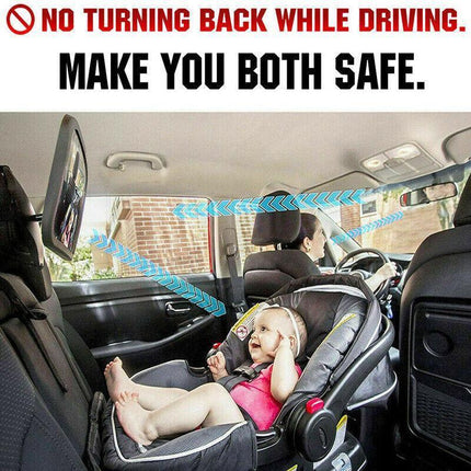 Car Rear Facing Mirror for Little Ones Travel Use Back View Organizer.
