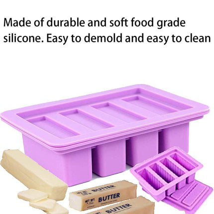 Silicone Butter Mould Nonstick Paste Mould Reusable Baking Tool for Kitchen Use.