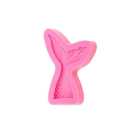 Mermaid Tail Sea Shell Silicone Cake Fondant Sugarcraft Mould Chocolate Mold - Hexagon.