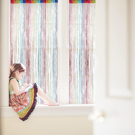 Tassel Decoration Fly Screen Panel Room Door Curtain Divider Window Bead String.