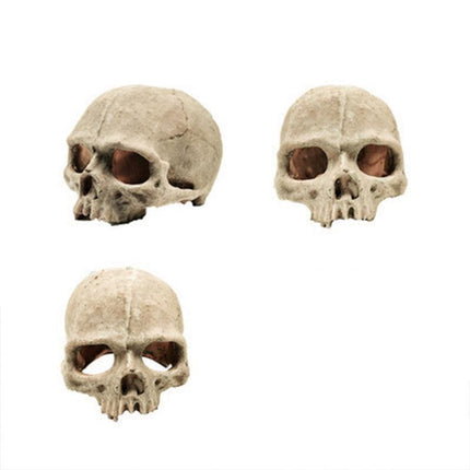Artificial Fake Skull Head Bone Aquarium Ornament Fish Tank Decoration - Pirate.