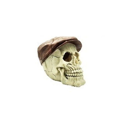 Artificial Fake Skull Head Bone Aquarium Ornament Fish Tank Decoration - Pirate.