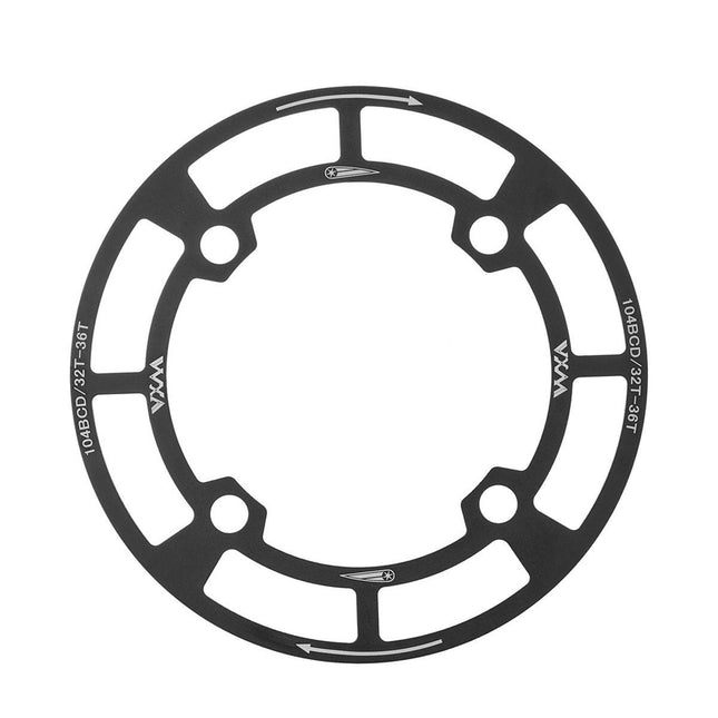 Round Bicycle Gear Disc Cover Single Speed Wheel Protection Shield for Bike Use.