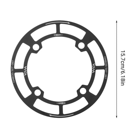 Round Bicycle Gear Disc Cover Single Speed Wheel Protection Shield for Bike Use.