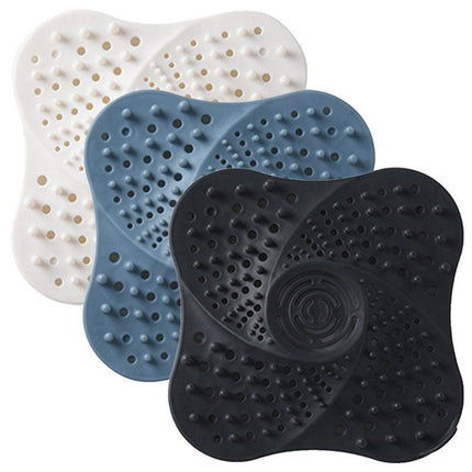 Sink Trap Filter Hair Catcher Shower Bath Cover Basin Stopper Drain Strainer - White.