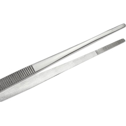 Kitchen Tweezers Silver Garden Tweezer For Professional Use Craft Home Long Au - CR 30cm.