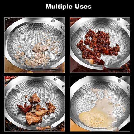 Oil Separator Spoon Mesh Fine Hole Filter Degreasing Residue Cooking Tool - Samll.