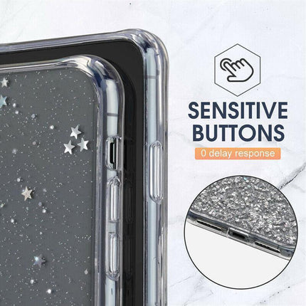 For Samsung Galaxy S20 Fe S21 Ultra S20 Shockproof Bling Glitter Soft Case Purple - For Samsung S21Ultra/S30Ultra.