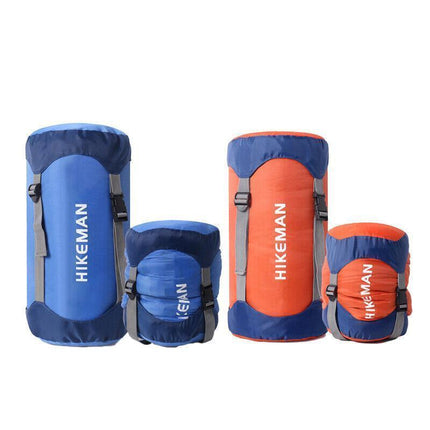 M Size Waterproof Compression Stuff Sack Outdoor Camping Storage Bag Sleeping Bag Cover - Orange.