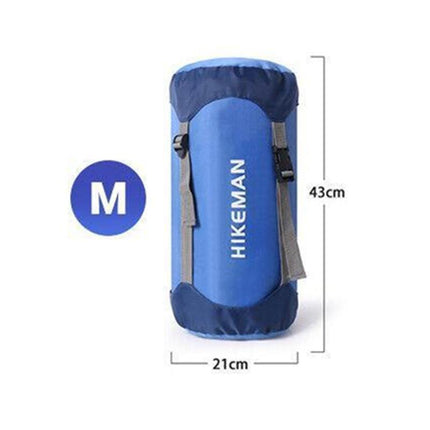 M Size Waterproof Compression Stuff Sack Outdoor Camping Storage Bag Sleeping Bag Cover - Orange.