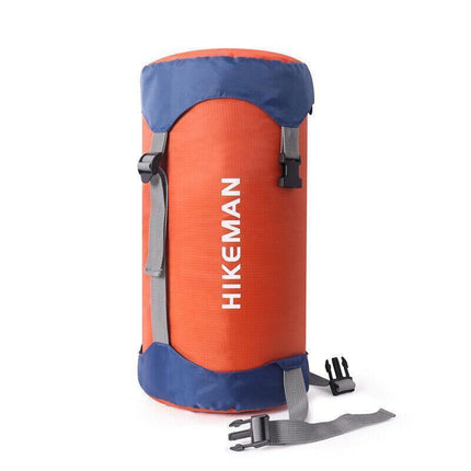 M Size Waterproof Compression Stuff Sack Outdoor Camping Storage Bag Sleeping Bag Cover - Orange.