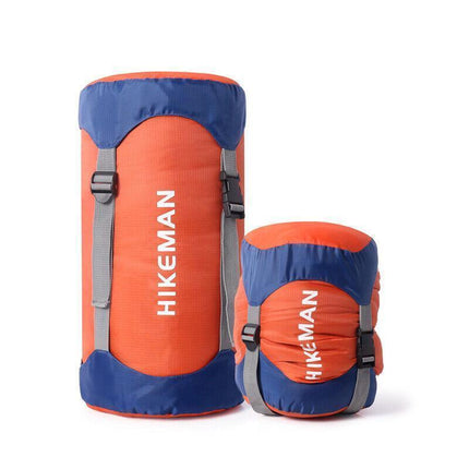M Size Waterproof Compression Stuff Sack Outdoor Camping Storage Bag Sleeping Bag Cover - Orange.