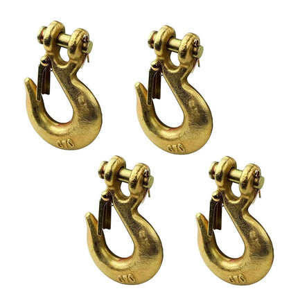 4pcs Sheep Horn Grab Hooks Slide Hooks Chain Link Hooks Heavy Duty Hanging Tools.