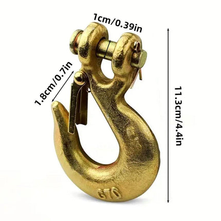 4pcs Sheep Horn Grab Hooks Slide Hooks Chain Link Hooks Heavy Duty Hanging Tools.