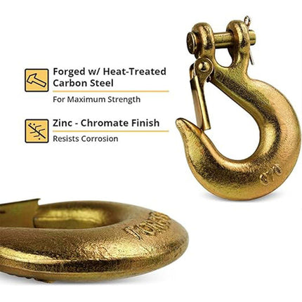 4pcs Sheep Horn Grab Hooks Slide Hooks Chain Link Hooks Heavy Duty Hanging Tools.