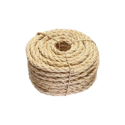Versatile Natural Sisal Rope 6mm Thick Twine 10M-50M for Crafts - 6MM*15M.
