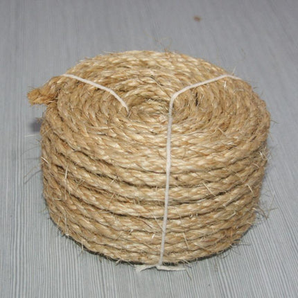Versatile Natural Sisal Rope 6mm Thick Twine 10M-50M for Crafts - 6MM*15M.