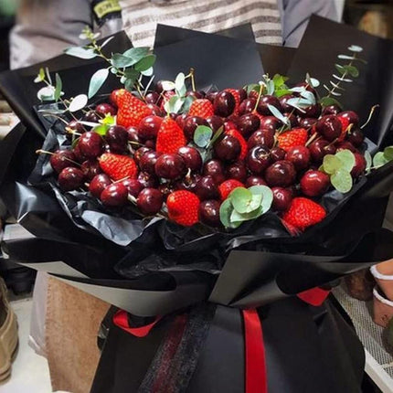 20PCS Plastic Waterproof Flower Gift Wrapping Paper Florist Bouquet Packaging - Red+Wine Red.