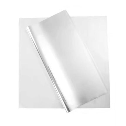 100X Clear Cellophane Wrap Rolls - 4 Sizes for Gifts & Bouquets - 100PCS-53*53CM.