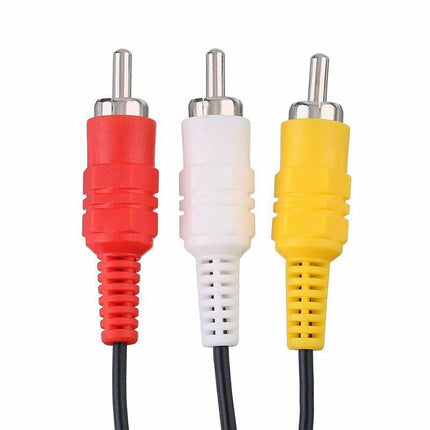 2PCS 1.8M RCA AV Cable for Sony PlayStation PS1 PS2 PS3 Audio Video Cord.