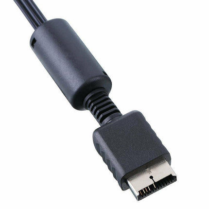 2PCS 1.8M RCA AV Cable for Sony PlayStation PS1 PS2 PS3 Audio Video Cord.