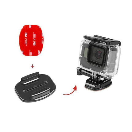 5PCS Flat GoPro 3M Adhesive Mount Set for Hero Series Helmet Car Board Camera.